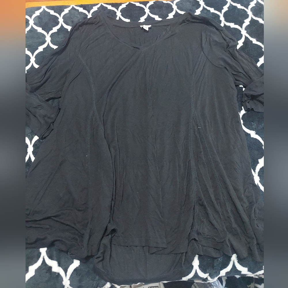 Avenue top 22/24 black fit‎ and flare